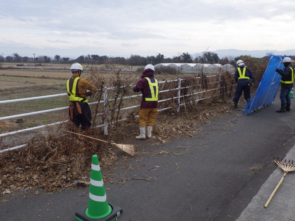 除草作業のボランティアを行いました。