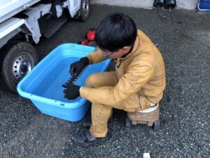 機械整備を行いました。