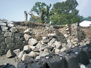 熊本で地震により石垣が崩れた・傾いた場合はどうする？応急対応と復旧の流れ